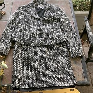 Spiegel Black and White Tweed Suit